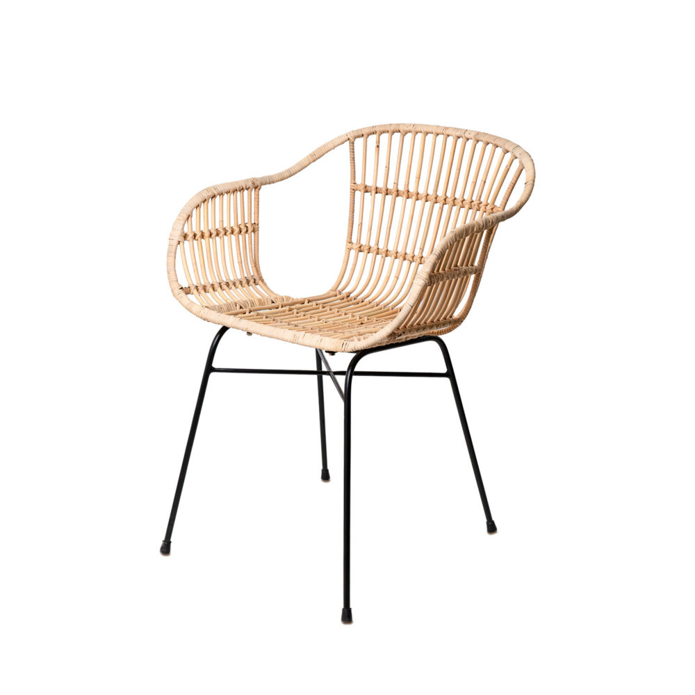 Silla NANCY natural/negro - Imagen 4