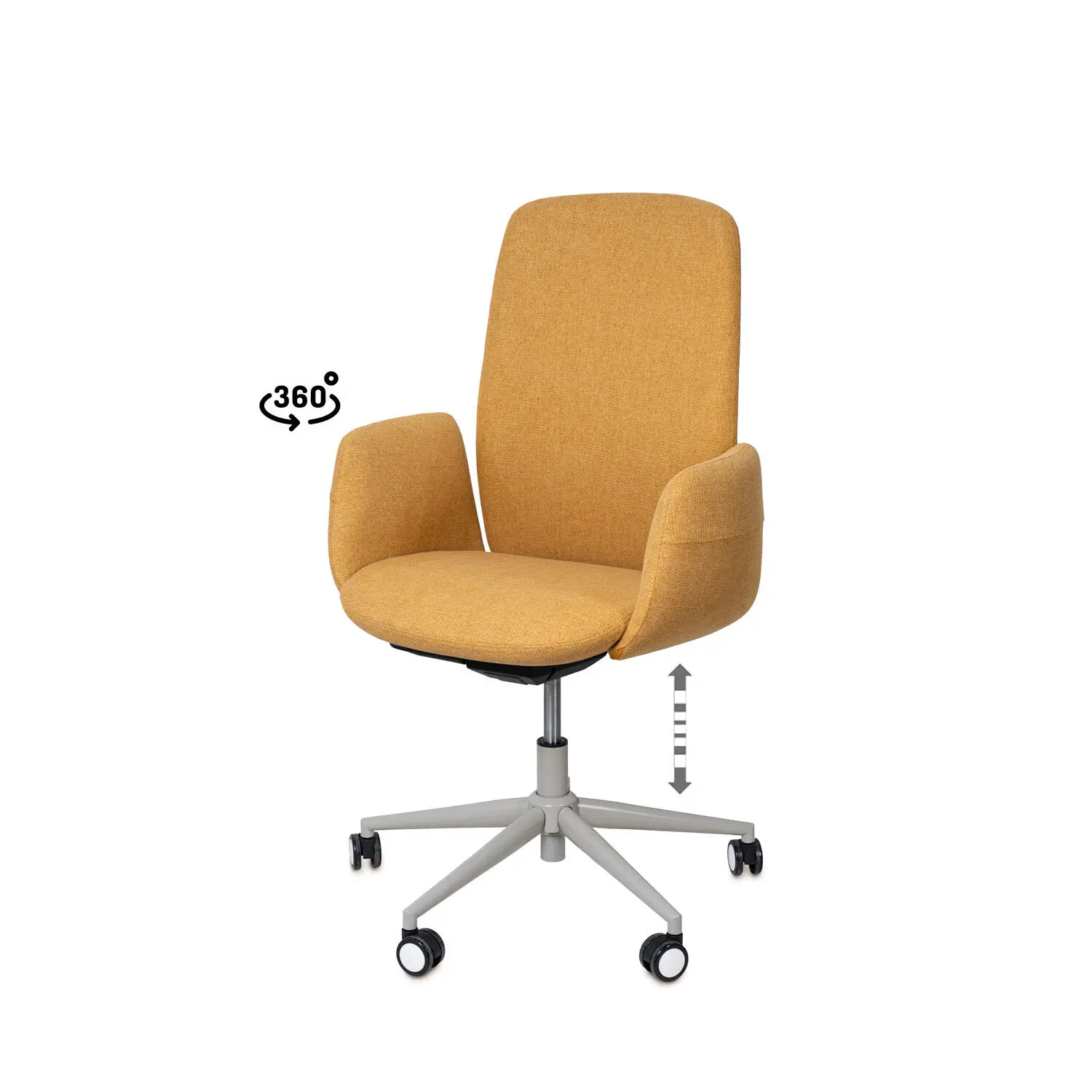 silla-oficina-british-mostaza-1 Silla oficina BRITISH mostaza - Imagen 1