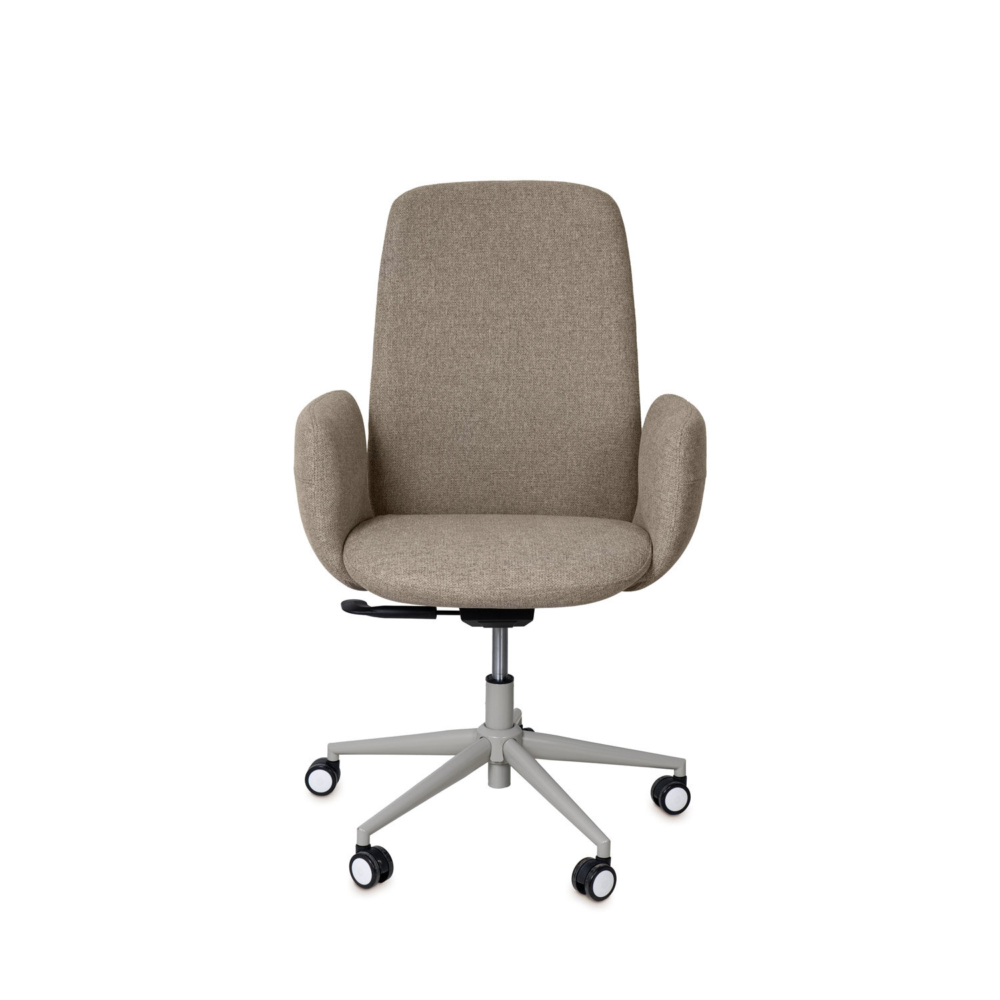 Silla oficina BRITISH taupe - Imagen 2
