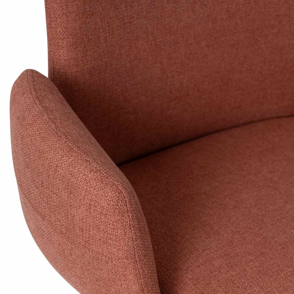 Silla oficina BRITISH terracota - Imagen 7