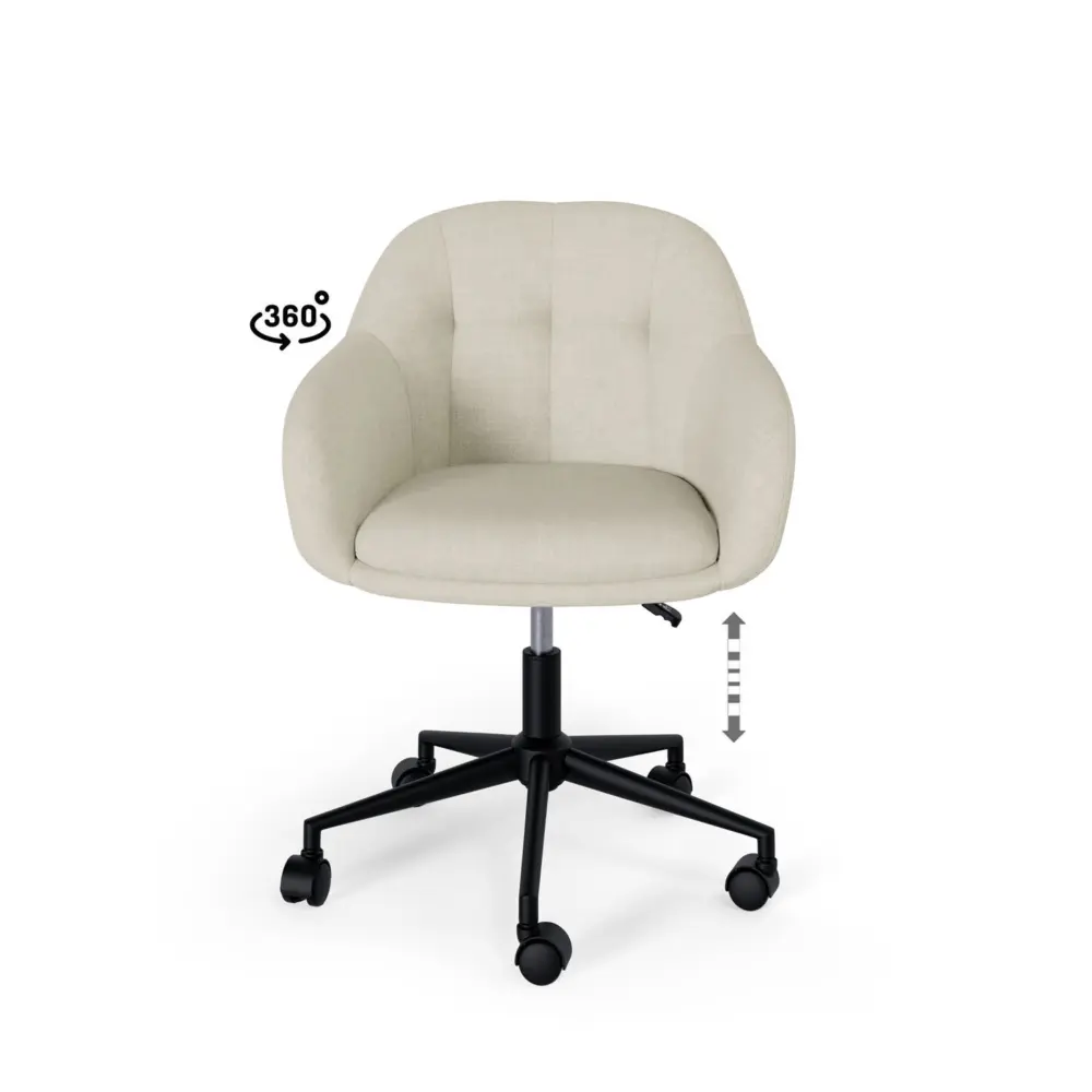 Silla oficina CANTERBURY beige - Imagen 3