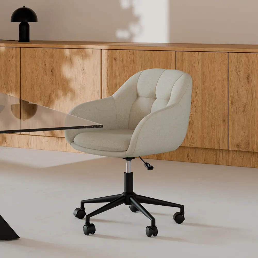 Silla oficina CANTERBURY beige - Imagen 2