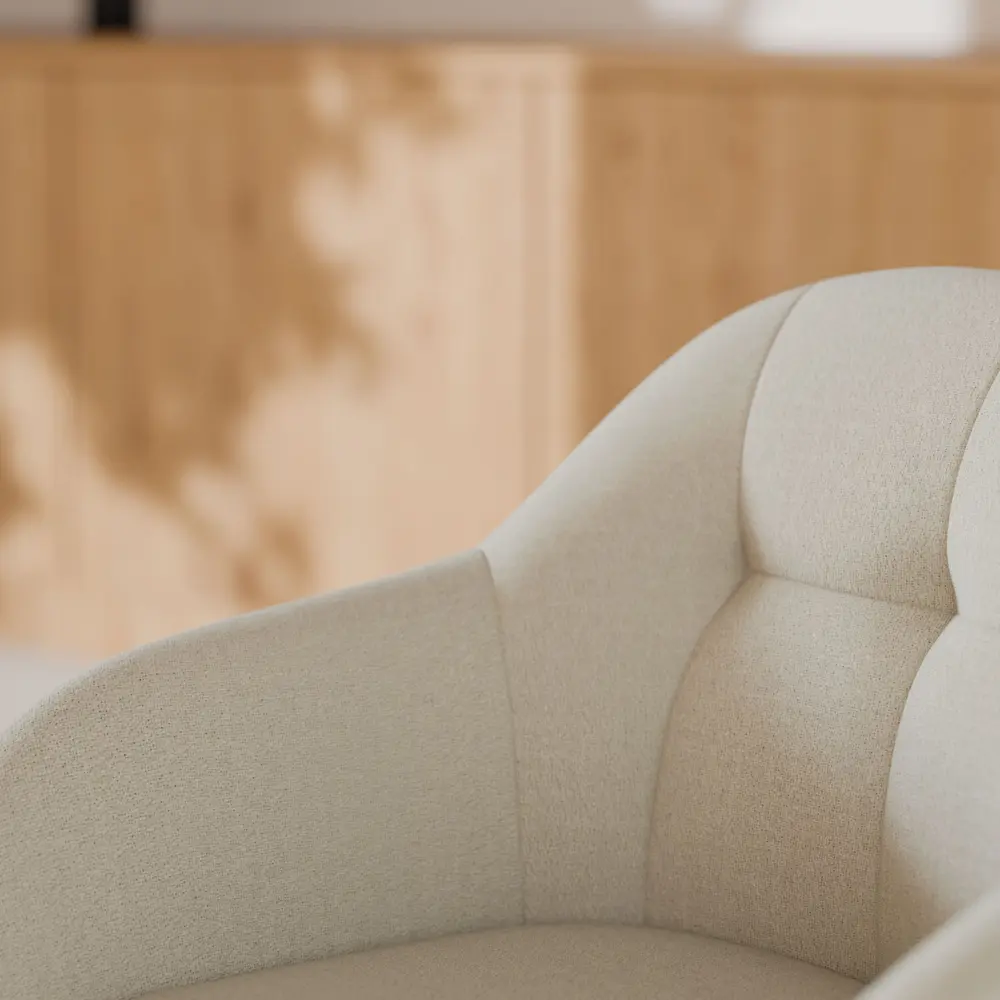 Silla oficina CANTERBURY beige - Imagen 6