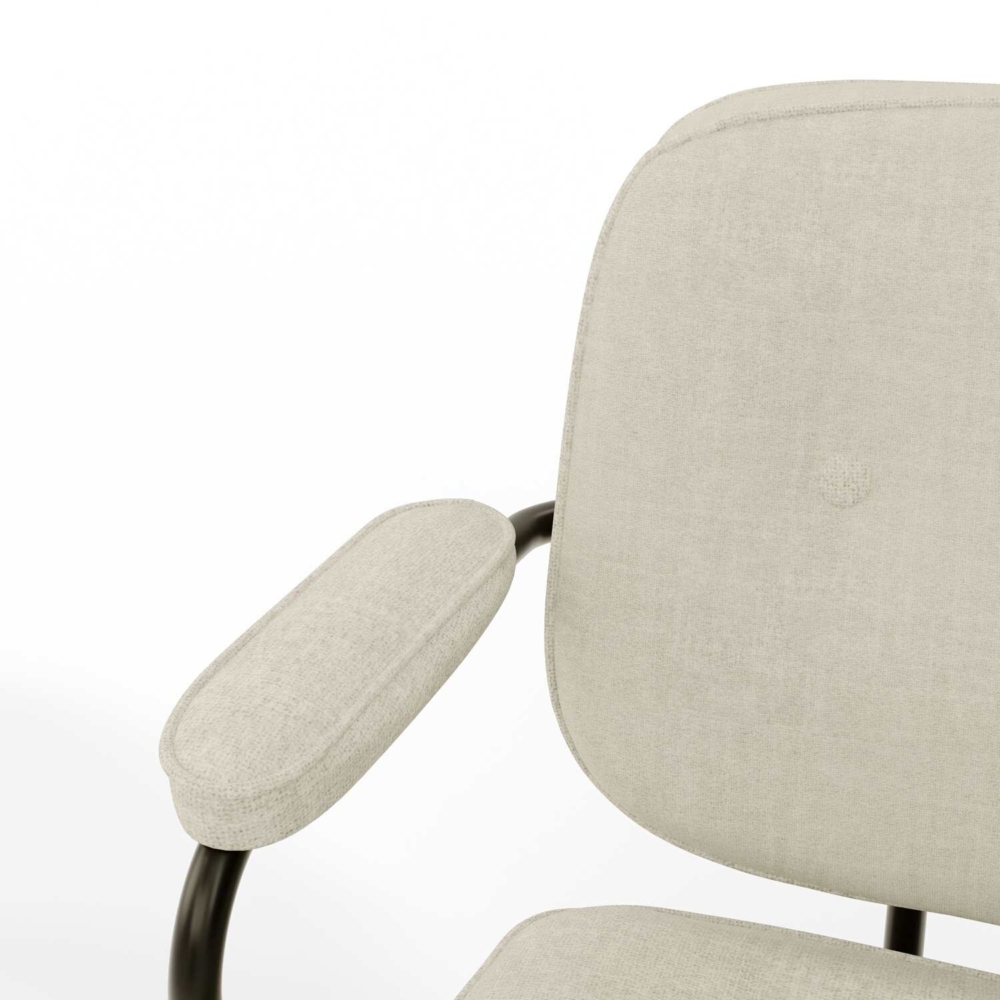 Silla oficina COLUMBIA beige - Imagen 6
