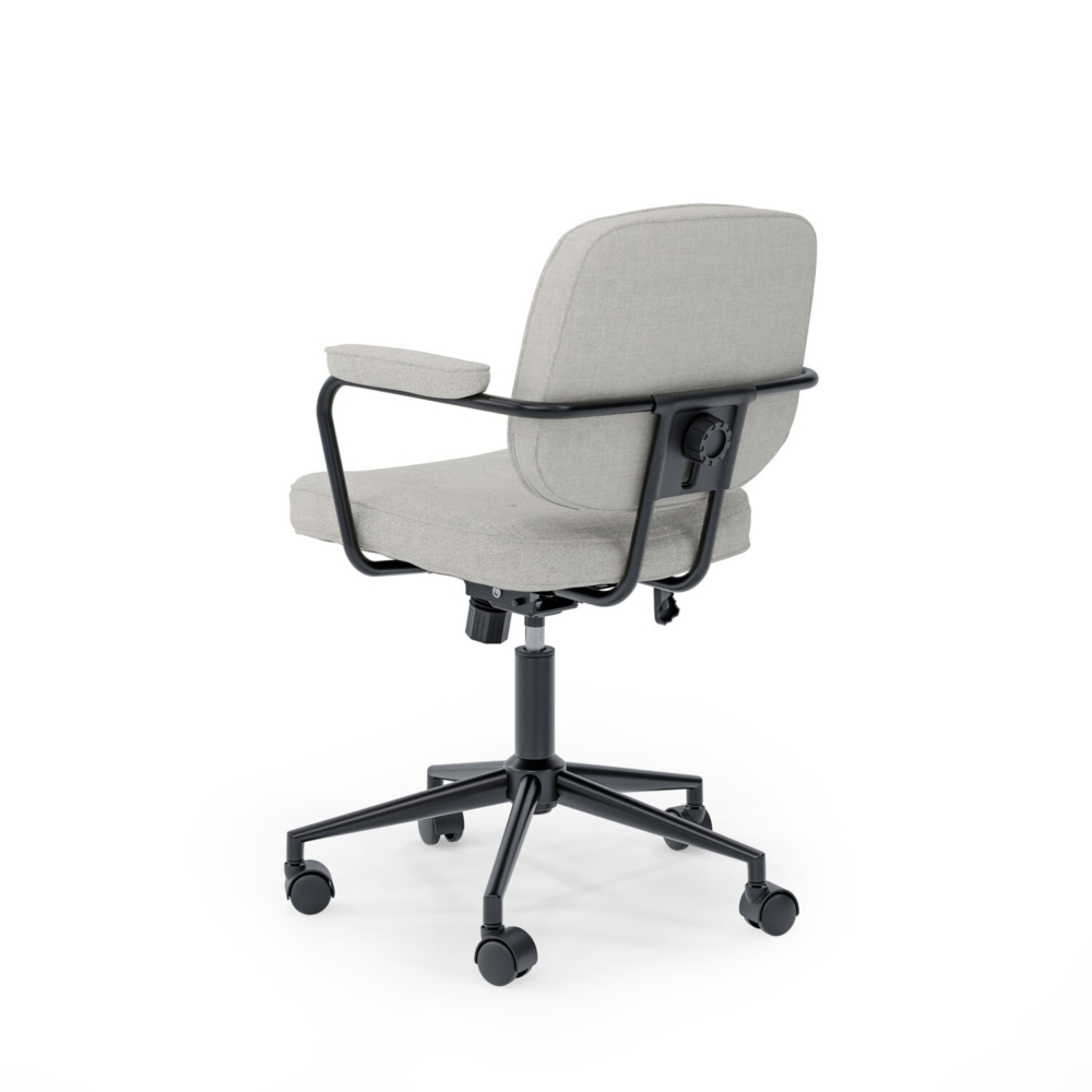 Silla oficina COLUMBIA gris claro - Imagen 3