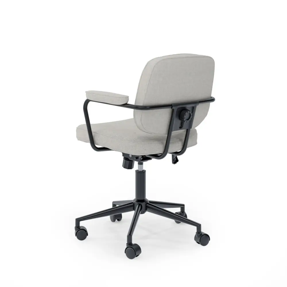 Silla oficina COLUMBIA gris claro - Imagen 2
