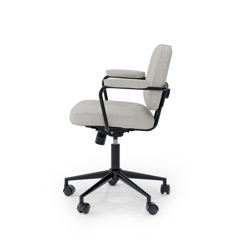Silla oficina COLUMBIA gris claro - Imagen 4