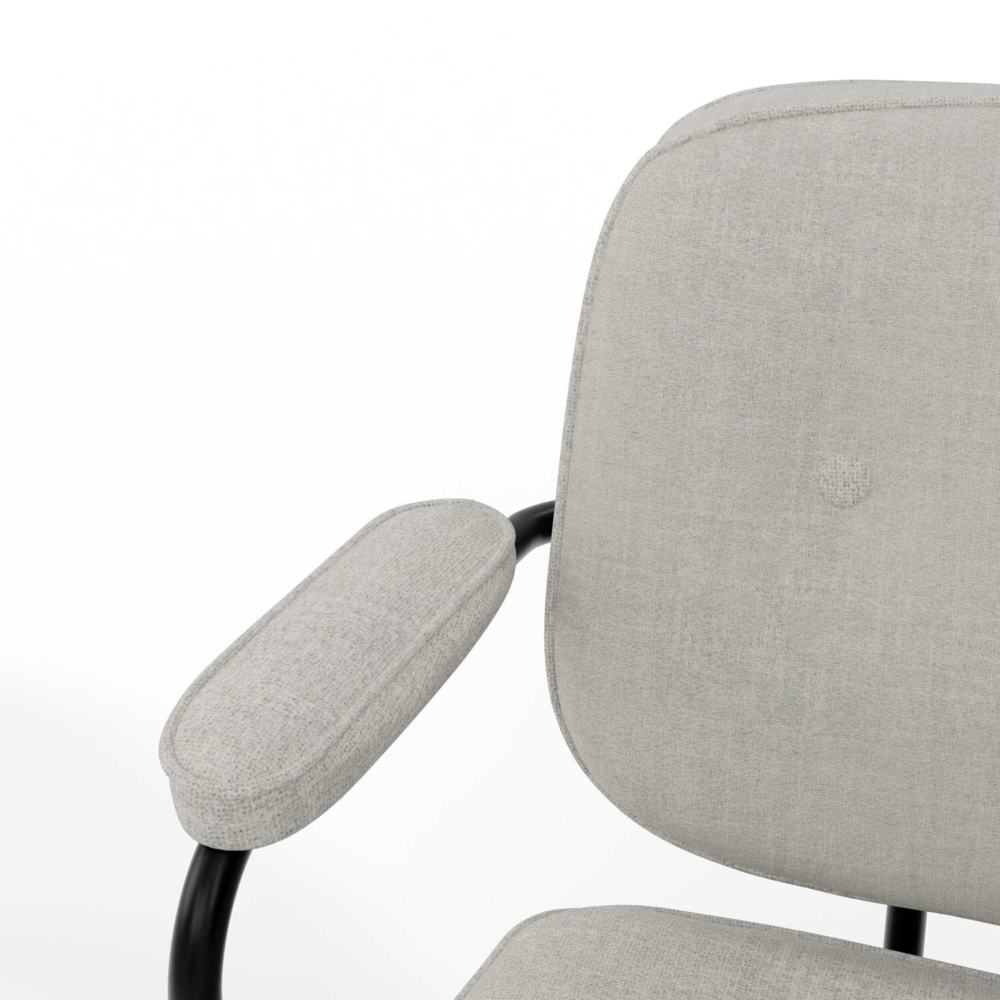 Silla oficina COLUMBIA gris claro - Imagen 6