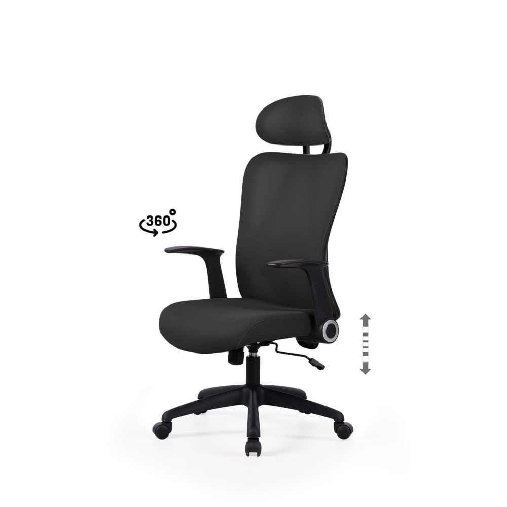 Silla oficina MONTREAL negro - Imagen 4