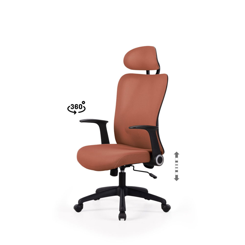 Silla oficina MONTREAL terracota - Imagen 5