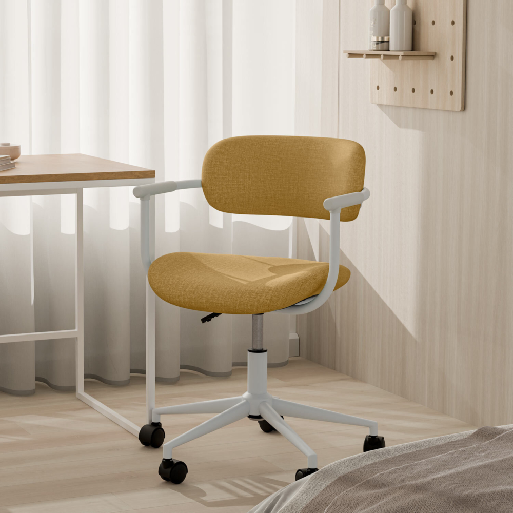 Silla oficina OXFORD mostaza - Imagen 5