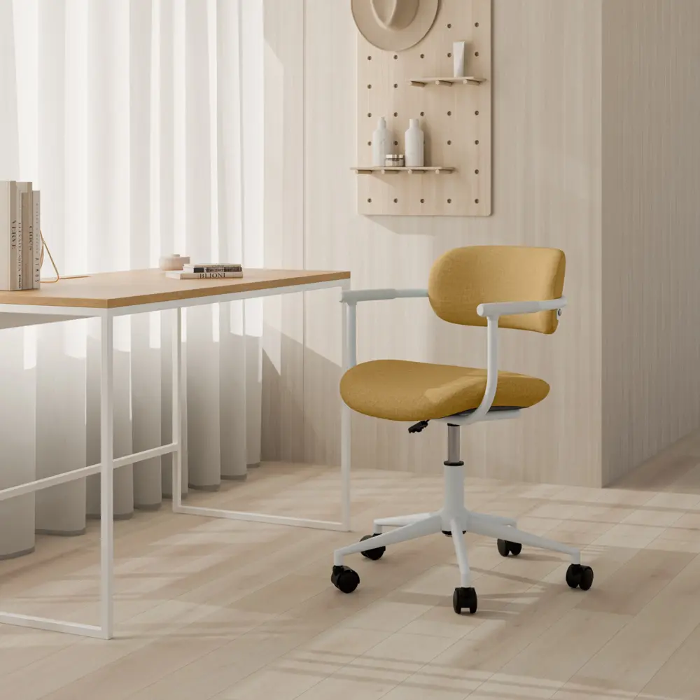 Silla oficina OXFORD mostaza - Imagen 5