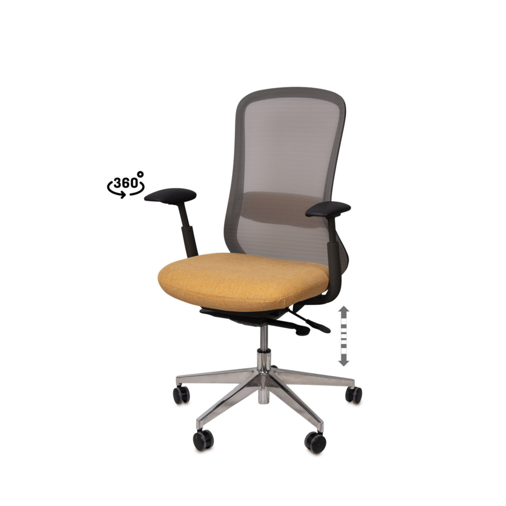 silla-oficina-rotterdam-mostaza-1 Silla oficina ROTTERDAM mostaza - Imagen 1