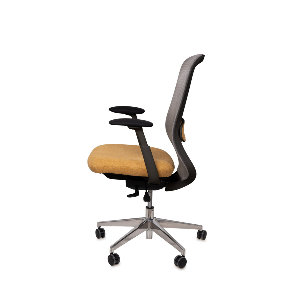 Silla oficina ROTTERDAM mostaza - Imagen 3