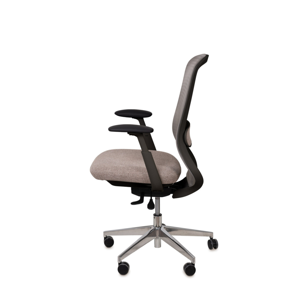 Silla oficina ROTTERDAM taupe - Imagen 2