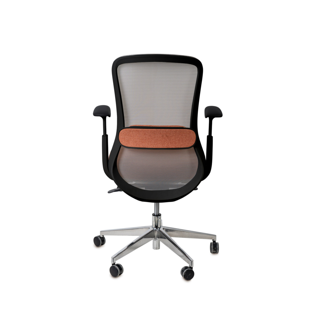 Silla oficina ROTTERDAM terracota - Imagen 4