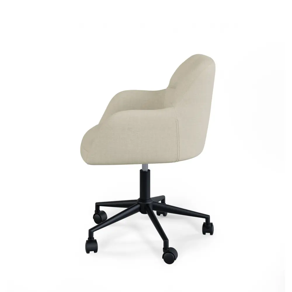 Silla oficina STANFORD beige - Imagen 3