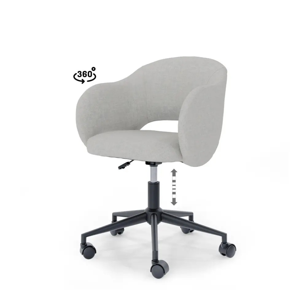 Silla oficina TALLIN gris claro - Imagen 1