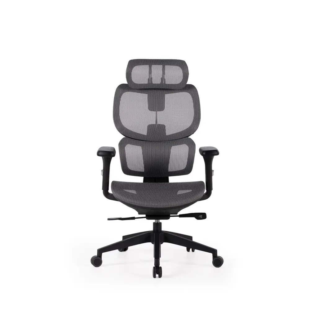 Silla oficina TORONTO negro/gris - Imagen 4