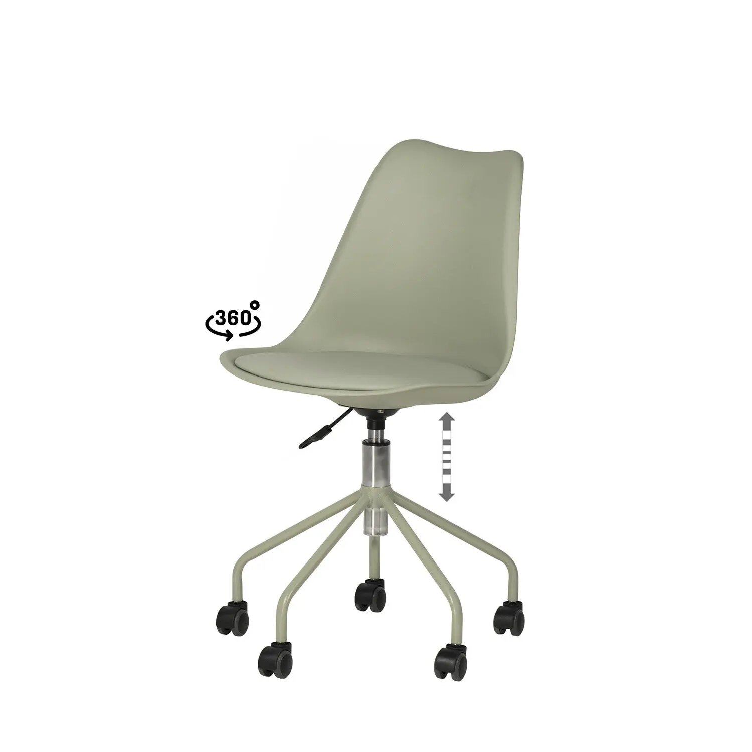 silla-oficina-yale-menta-1 Silla oficina YALE menta - Imagen 1