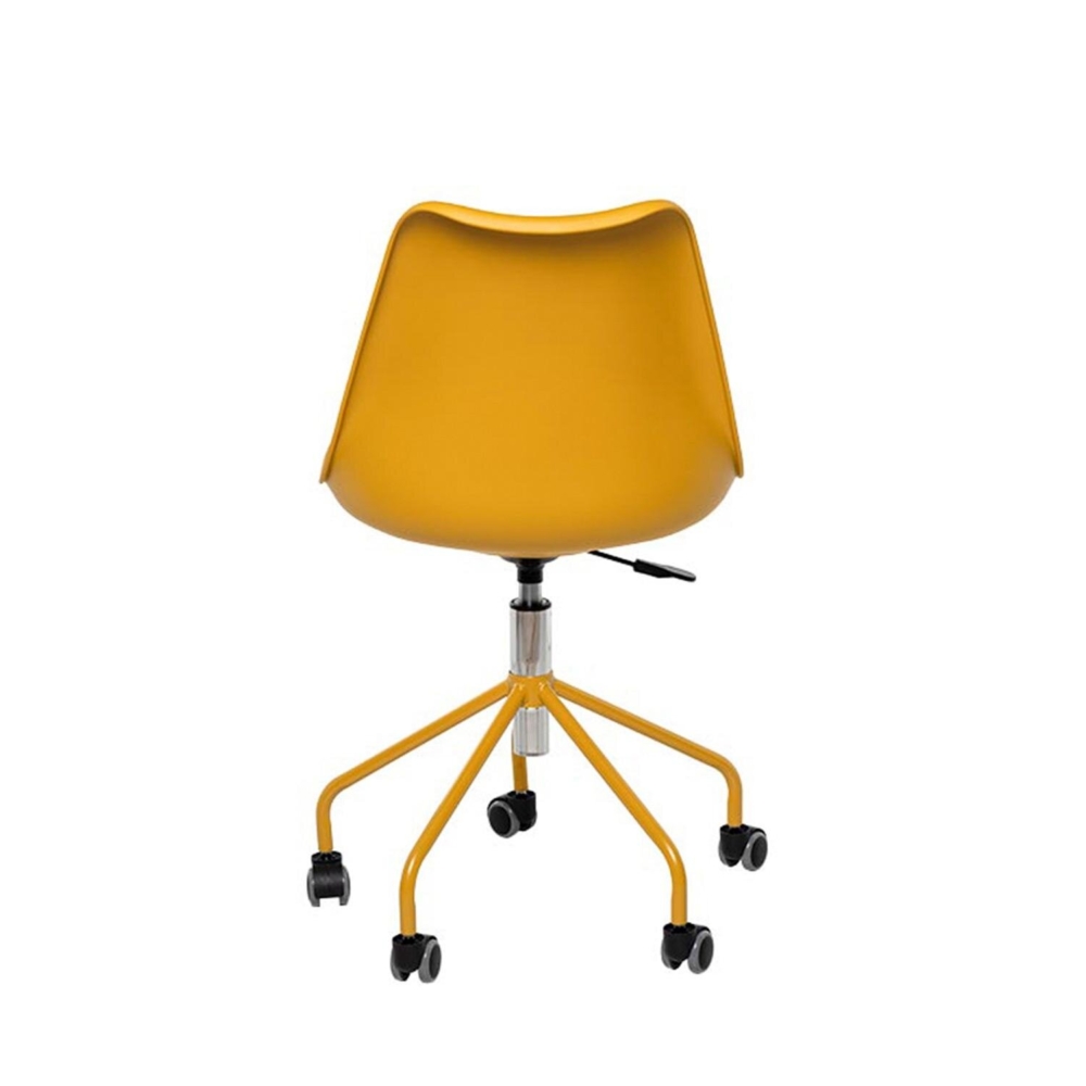 Silla oficina YALE mostaza - Imagen 5