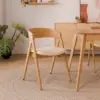 Silla RINA roble beige - Imagen 2