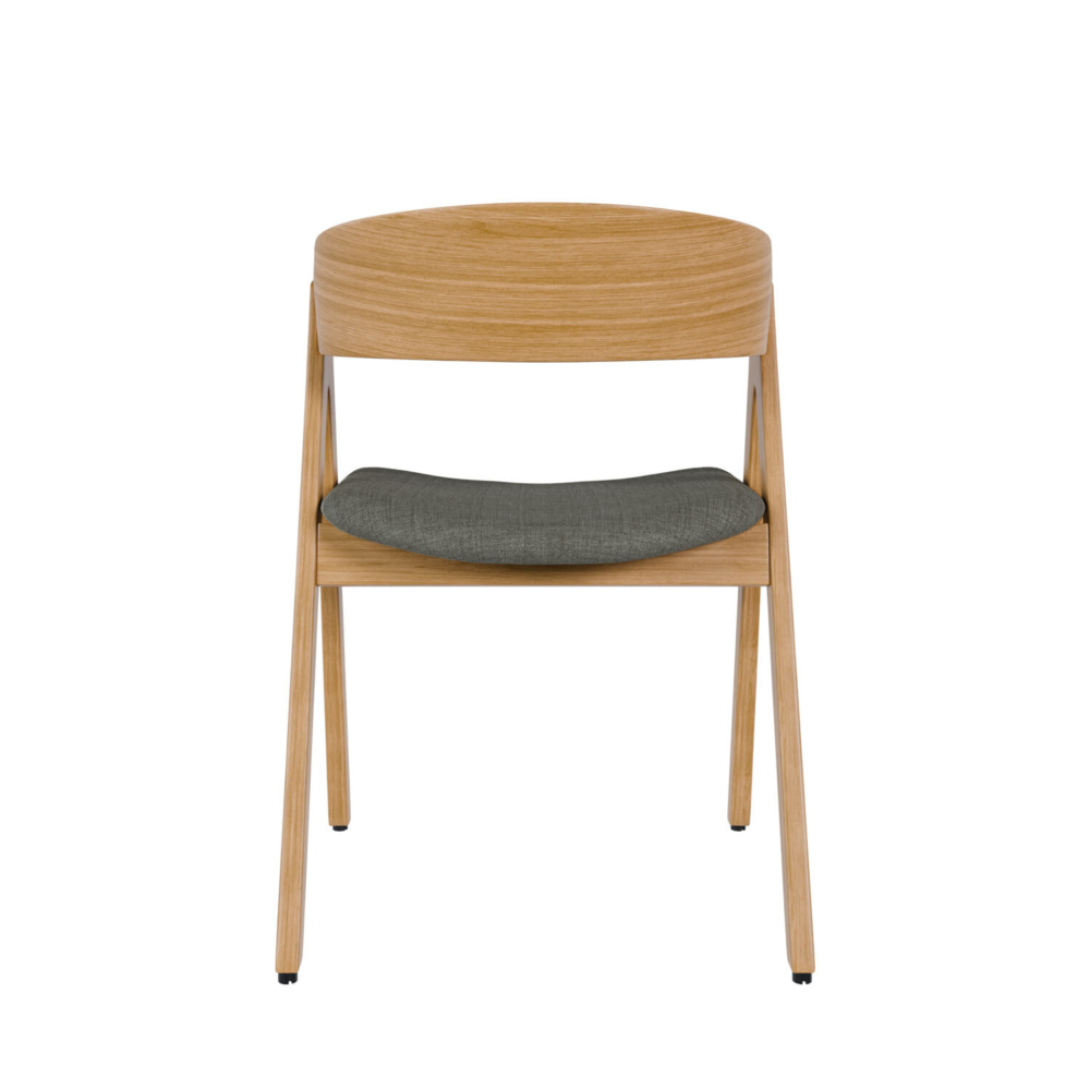 Silla RINA roble gris oscuro - Imagen 3