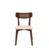 Silla SHIRLEY nogal beige - Imagen 4