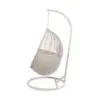 Sillón colgante de exterior HANNOVER beige - Imagen 3