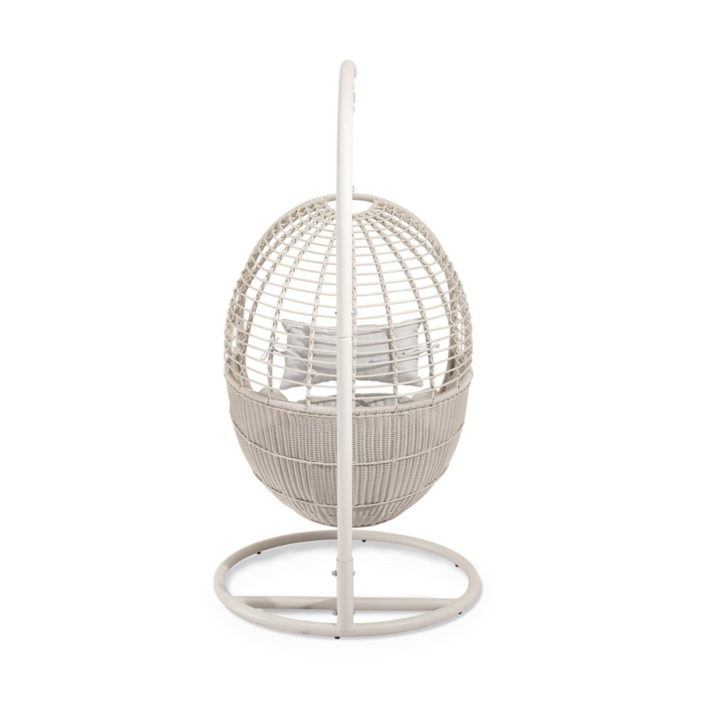 Sillón colgante de exterior HANNOVER beige - Imagen 5