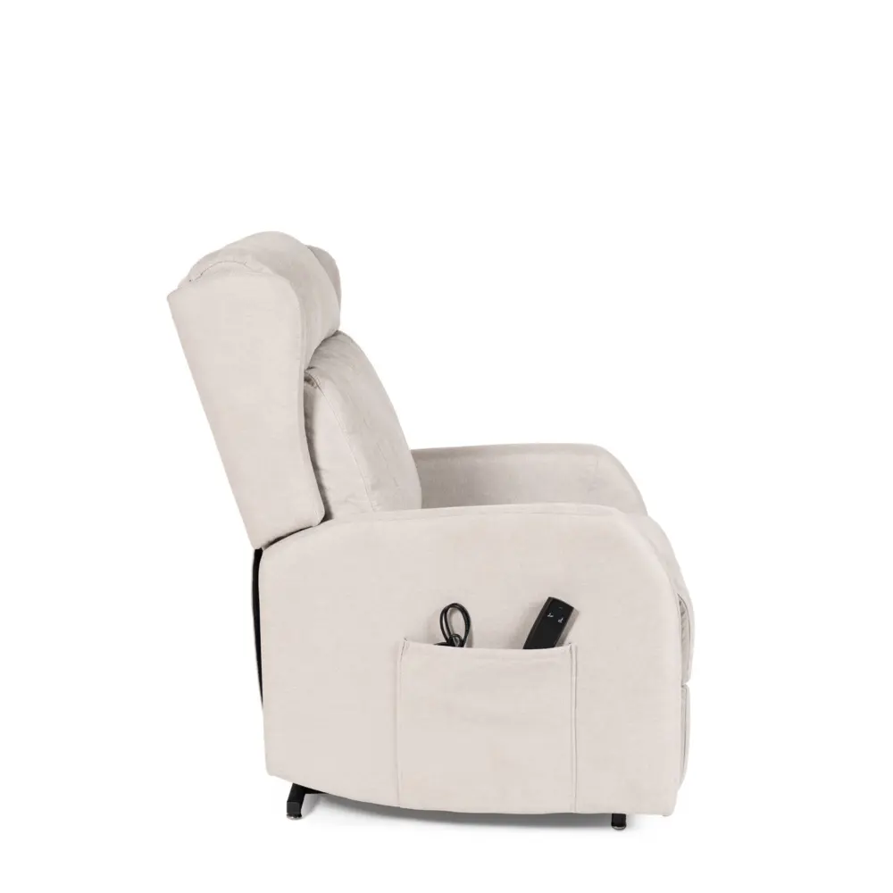 Sillón Power Lift 1 motor SAORI beige - Imagen 5