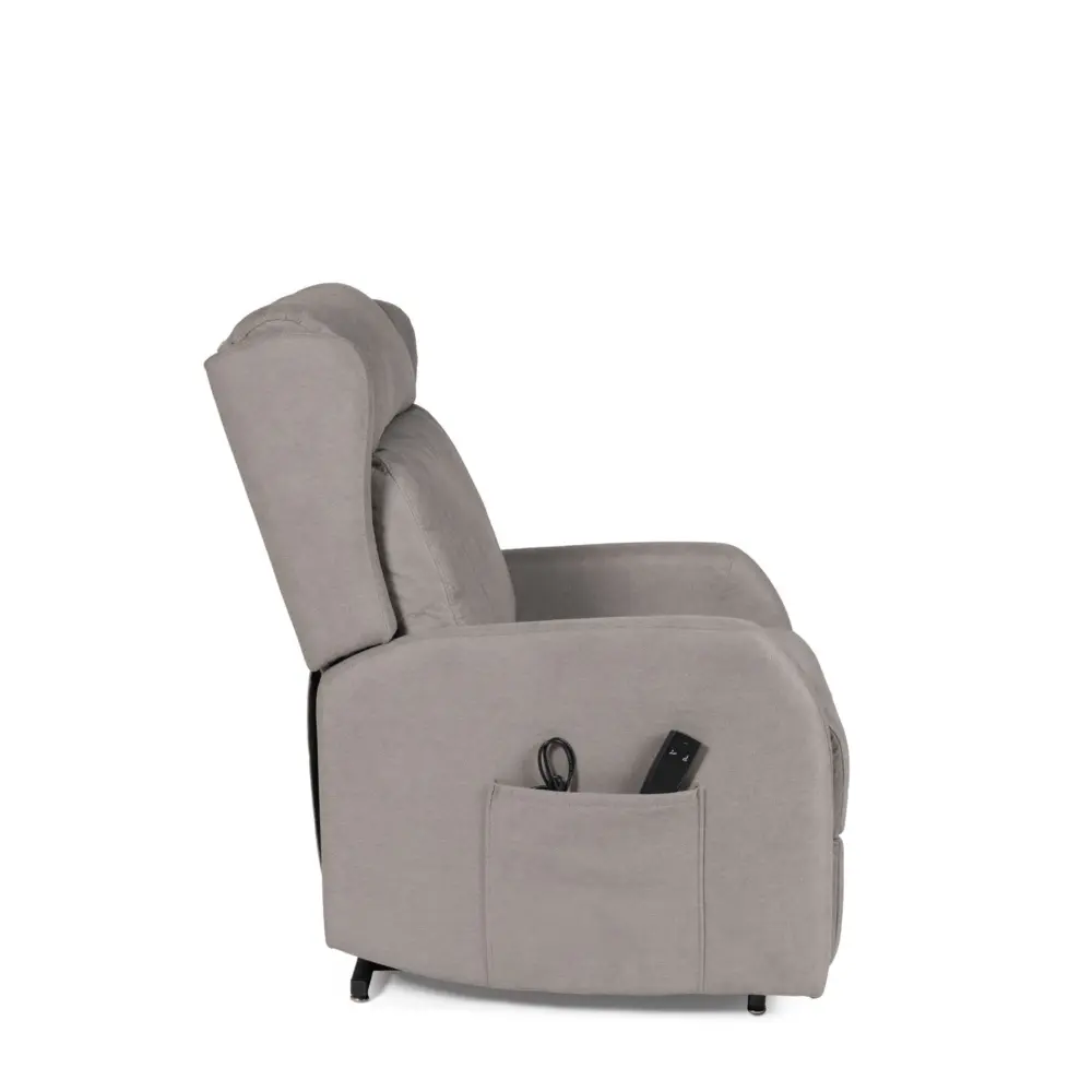 Sillón Power Lift 1 motor SAORI taupe - Imagen 5