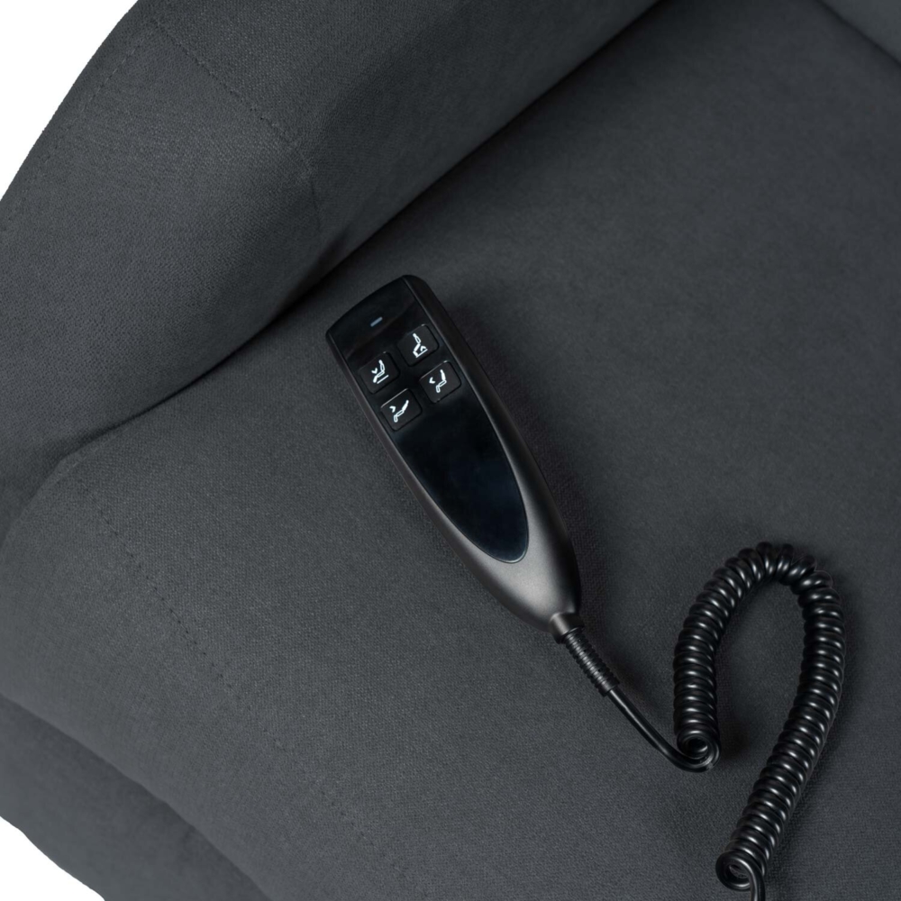 Sillón Power Lift 2 motores SAORI gris oscuro - Imagen 12