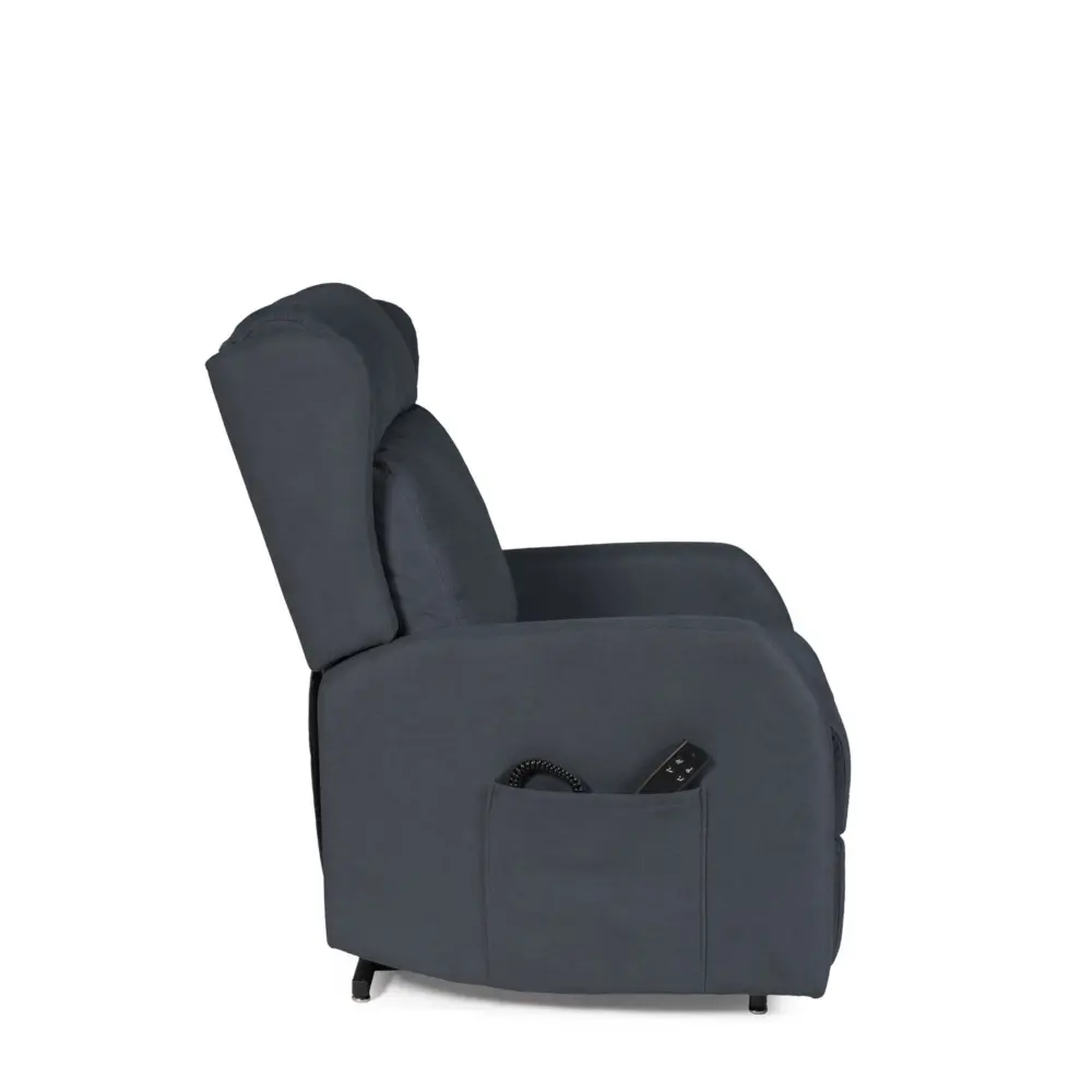 Sillón Power Lift 2 motores SAORI gris oscuro - Imagen 7