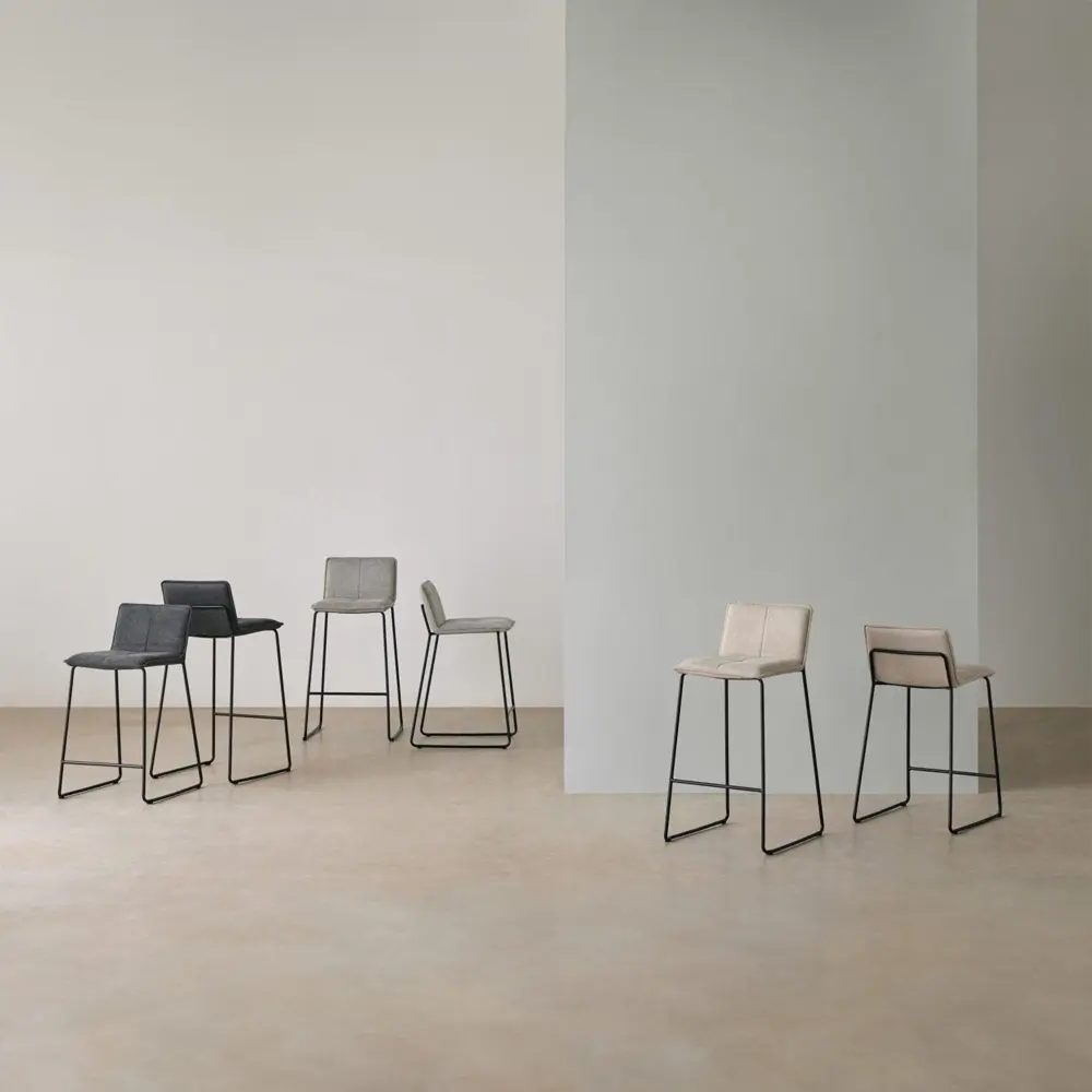 Taburete alto ABOT gris oscuro - Imagen 8