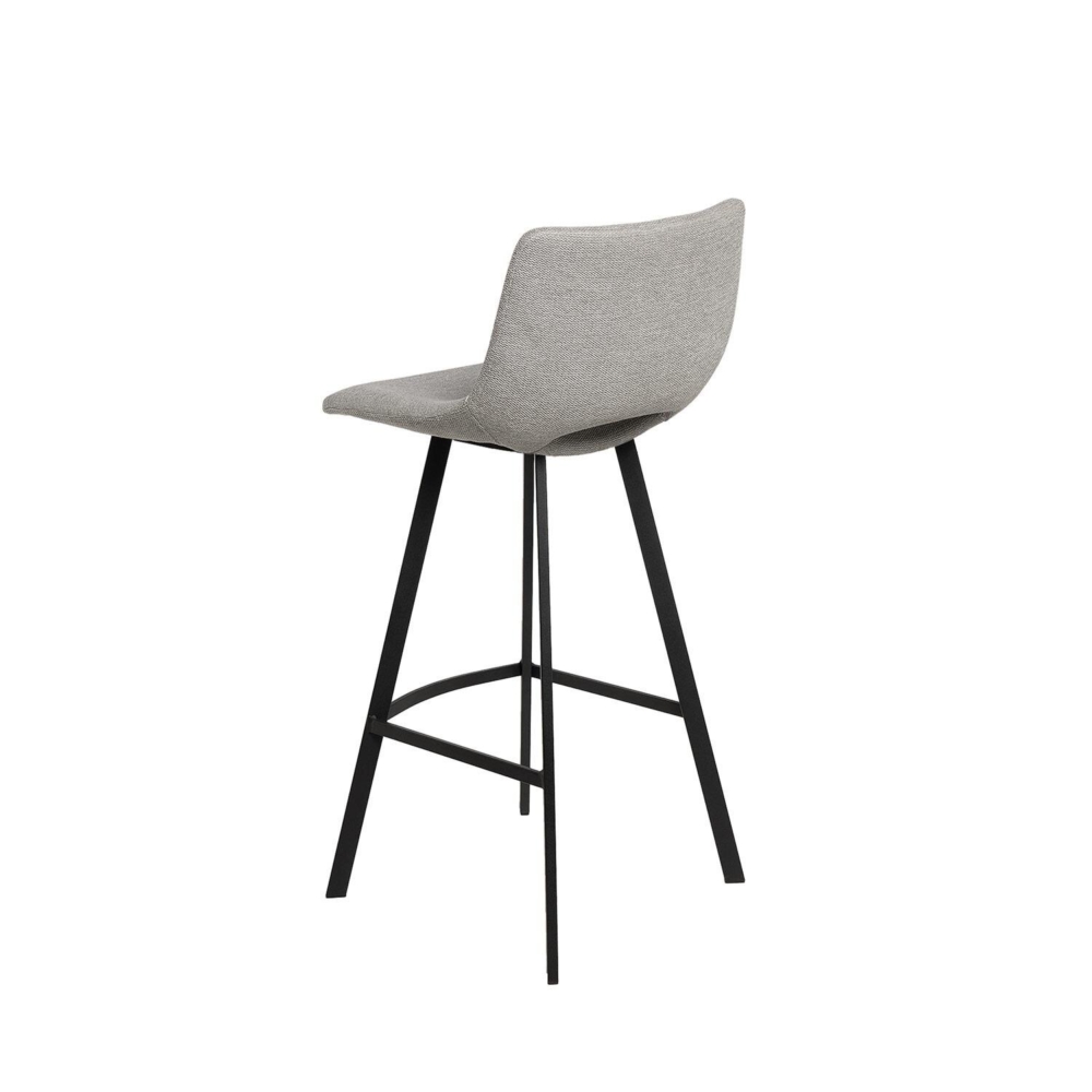 Taburete alto ASTON gris claro - Imagen 1