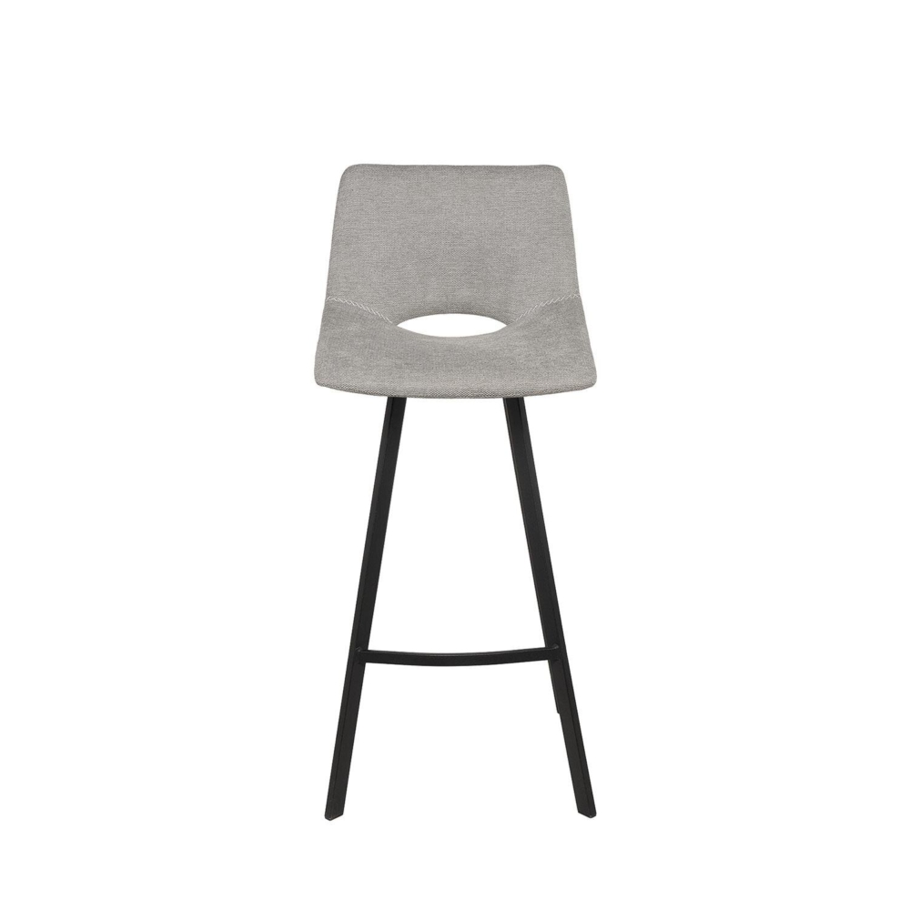Taburete alto ASTON gris claro - Imagen 5