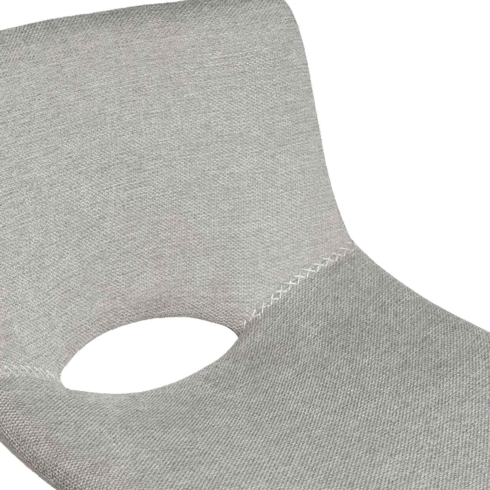 Taburete alto ASTON gris claro - Imagen 6