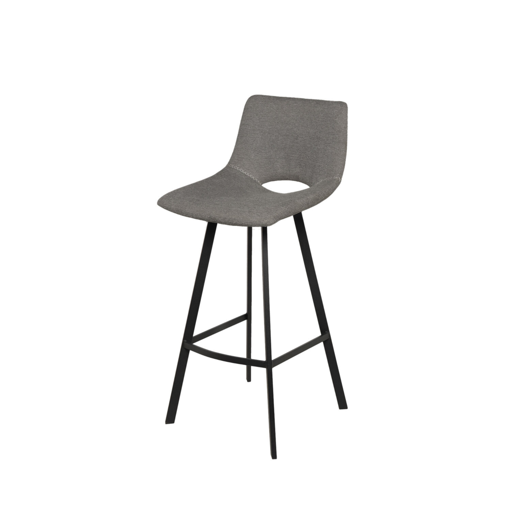 Taburete alto ASTON gris oscuro - Imagen 3