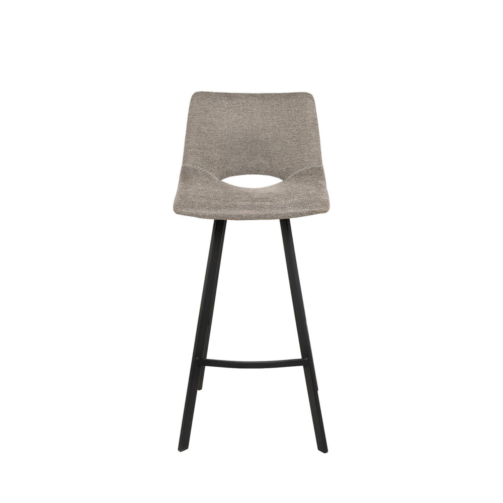 Taburete alto ASTON taupe - Imagen 1