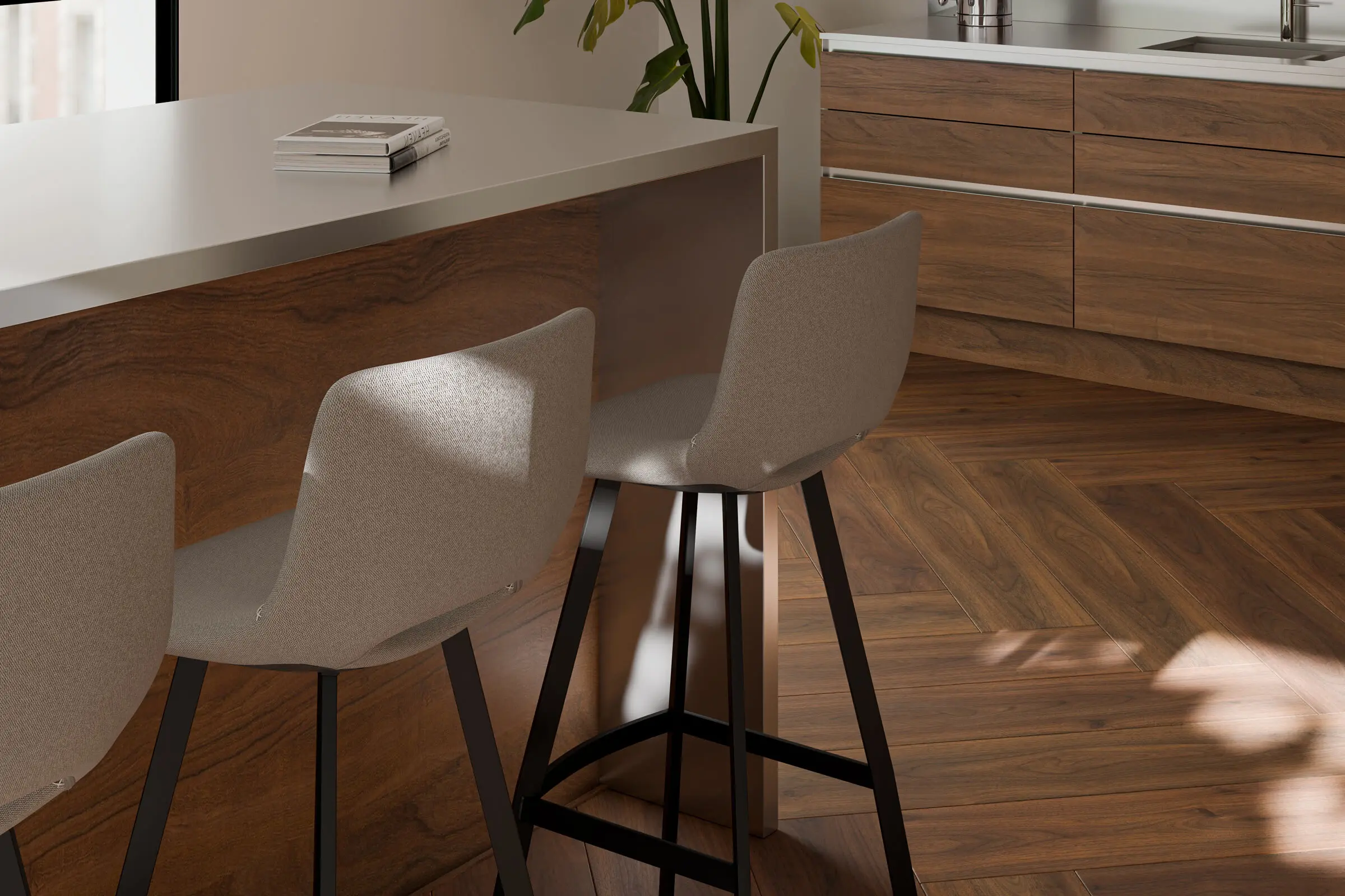 taburete-alto-aston-taupe-5 Taburete alto ASTON taupe - Imagen 1