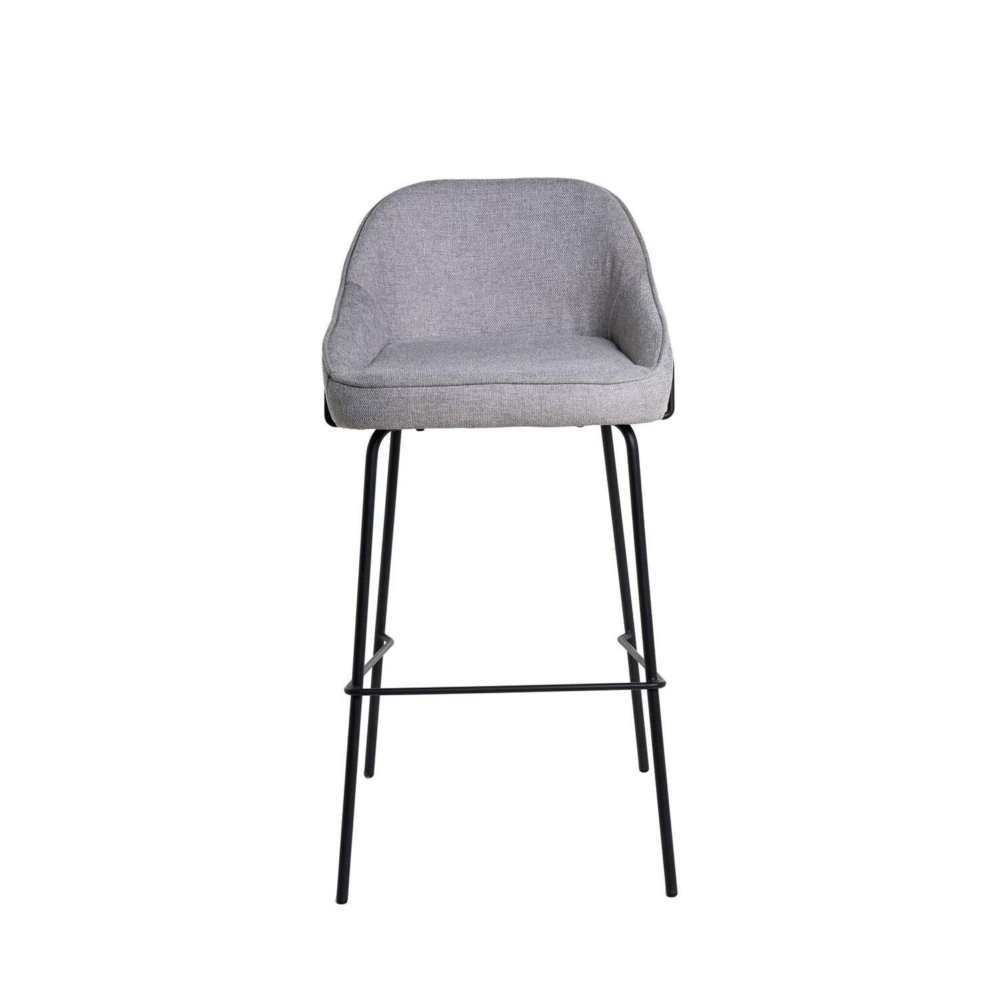 Taburete alto LOUIS gris claro - Imagen 4