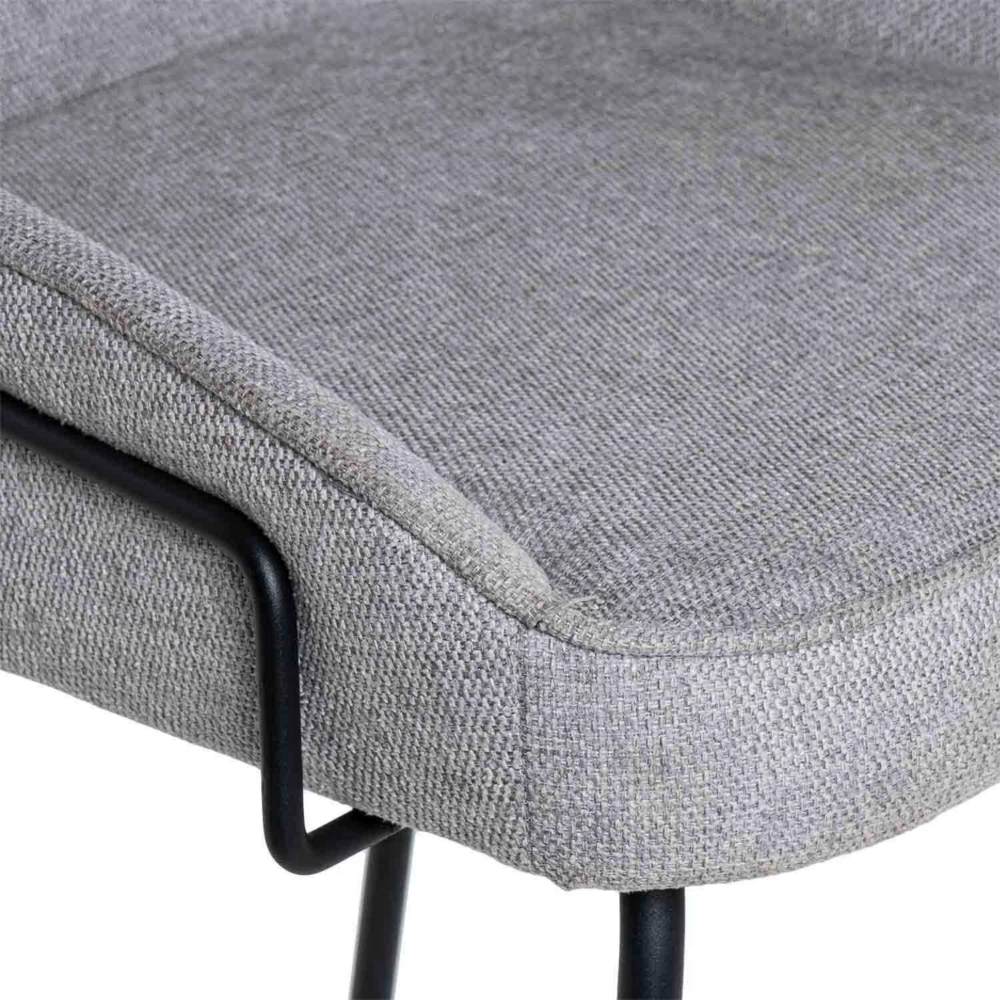 Taburete alto LOUIS gris claro - Imagen 7