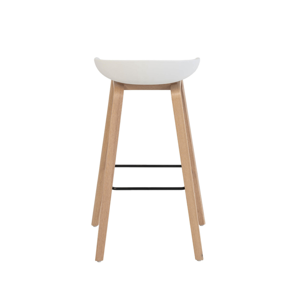 Taburete alto RONIE blanco - Imagen 5