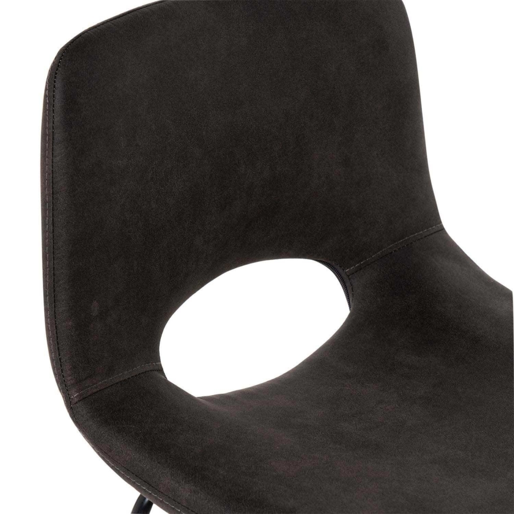 Taburete bajo ALFIE gris oscuro - Imagen 6