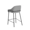 Taburete bajo ARNY gris claro - Imagen 2