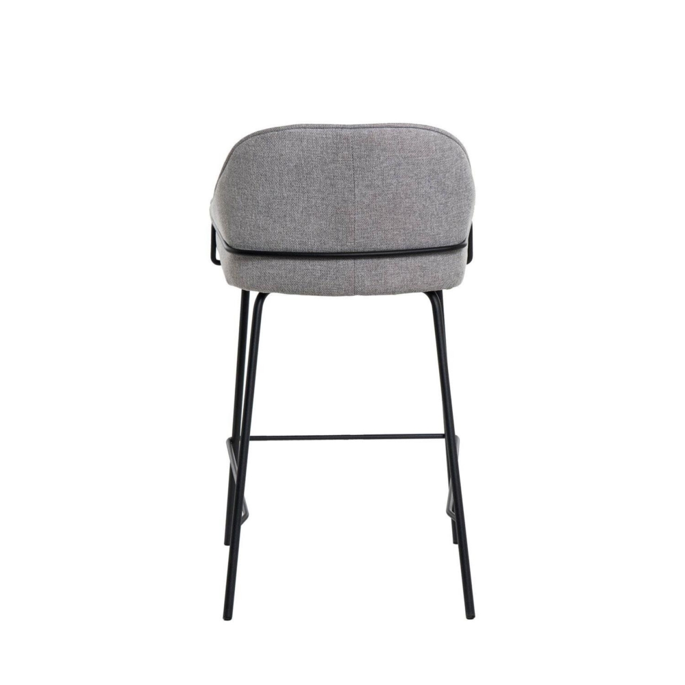 Taburete bajo ARNY gris claro - Imagen 3