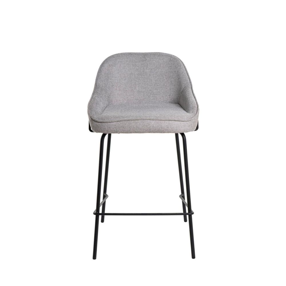 Taburete bajo ARNY gris claro - Imagen 4