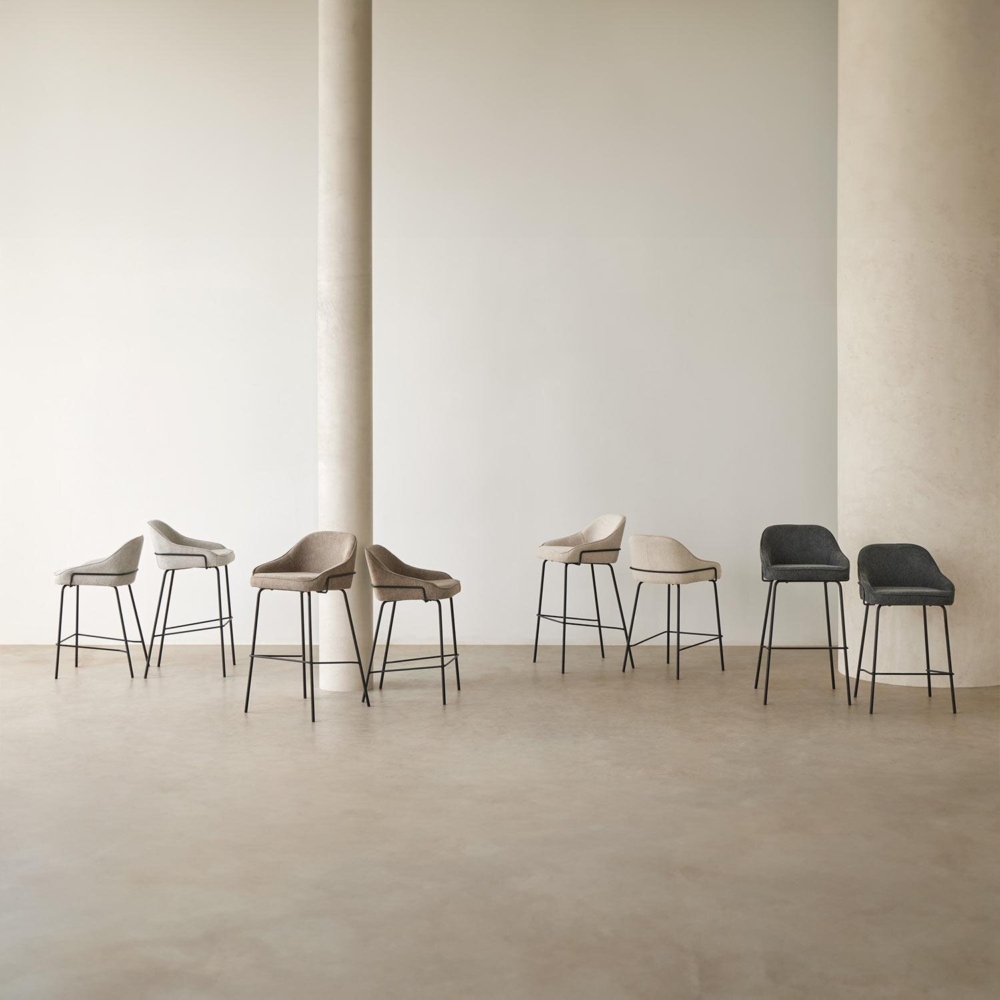 Taburete bajo ARNY taupe - Imagen 6