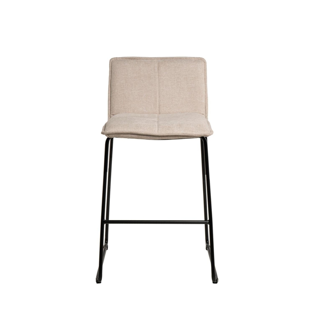 Taburete bajo BRANDON beige - Imagen 4